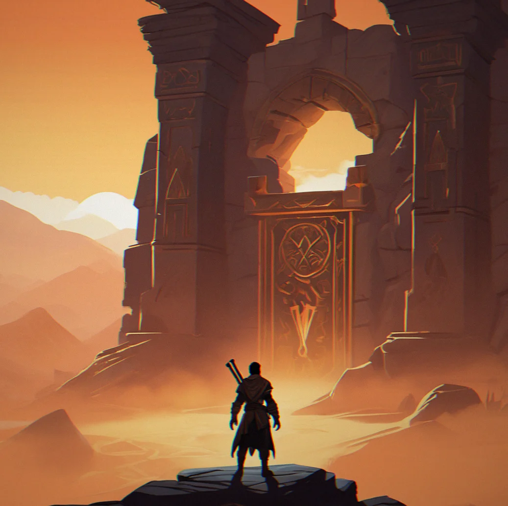 A character's hand hovering over a locked save slot, representing the inability to reload and undo choices